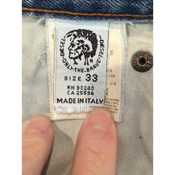 Diesel Industry Jeans 33 Made in Italy 100% Cotton Street Style - Picture 6 of 9